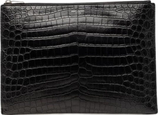 Yves Saint Laurent Vintage Dame Pre owned Svart ONE SIZE, Yves Saint Laurent Vintage Dame Pre owned Svart ONE SIZE,
