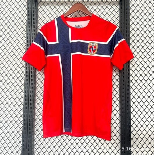 2026-2027 VM Fotballtrøye – Sportsklær Fotball – Barn og Voksne – Treningssett*2627 Norge*L størrelse 2627 Norge