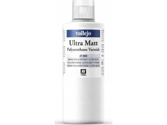 Vallejo Vallejo: Ultra Matt Polyurethane Varnish 200Ml