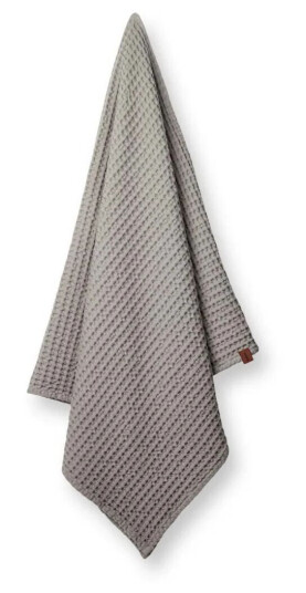 Humdakin Waffle badehåndkle 70 x 135 cm Stone