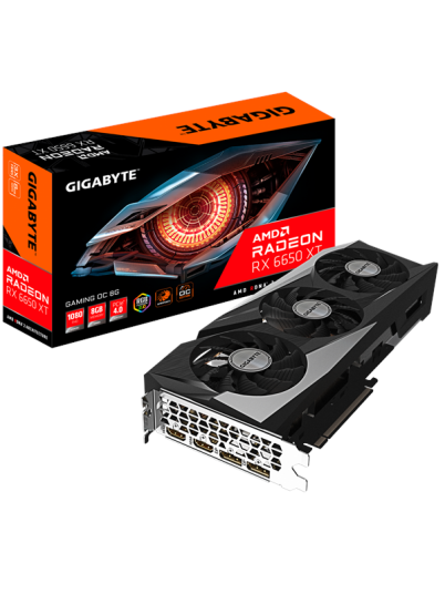 GIGABYTE Radeon RX 6650 XT GAMING OC 8GB GDDR6 - 8GB GDDR6 RAM - Grafikkort
