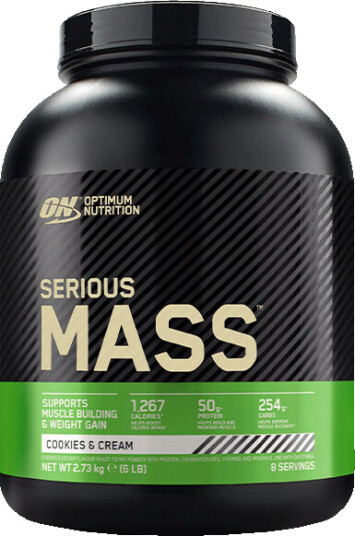 Optimum Nutrition Serious Mass Gainer 2727 g COOKIES & CREAM Optimum Nutrition Serious Mass Gainer 2727 g COOKIES & CREAM