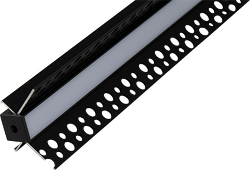 Ansell Lighting LED skinne sparkling 26,5x46,5 mm 2 meter svart