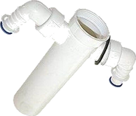 Dallmer Drensrør 1 1/2" x 50 mm Stål med Toppstykke og 2 Stusser