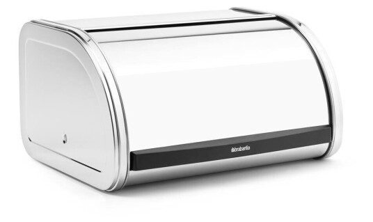 Brabantia Roll Top brødboks liten briljant stål Brabantia Roll Top brødboks liten briljant stål