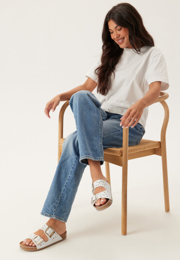Colors Of California Two Buckle Sandal Nubuck Stras Colors Of California Two Buckle Sandal Nubuck Stras