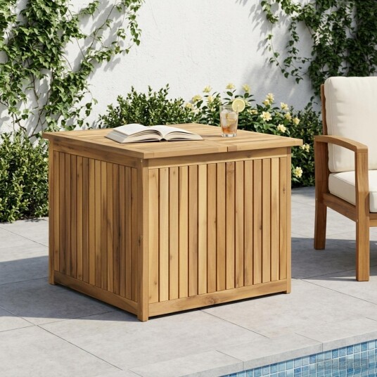 vidaXL Hage Lagringsboks Solid akasietre 70,5 x 68,5 x 53,5 cm vidaXL Hage Lagringsboks Solid akasietre 70,5 x 68,5 x 53,5 cm
