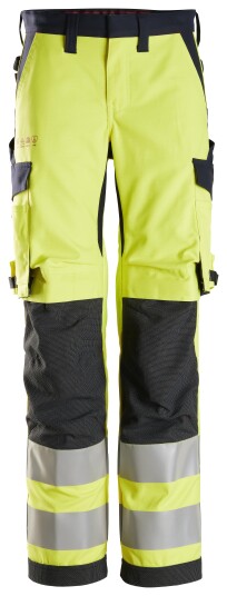 Snickers Workwear 6760 ProtecWork Arbeidsbukse varsel, gul 54, Klær