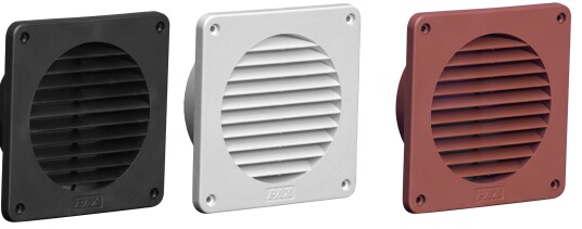 PAX 8156 3 Ytterveggsrister 141 x 141 mm Rød Ventilasjon PAX 8156 3 Ytterveggsrister 141 x 141 mm Rød Ventilasjon