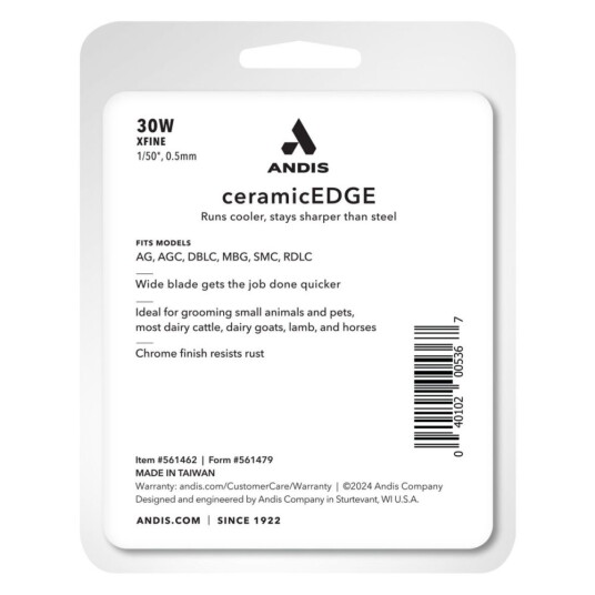 Andis Ceramicedge Wide Skjær (0.5 Mm 30W)