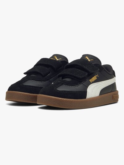 Puma Club II Era V Infant Sneakers Black/White 20