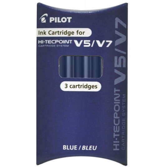 Pilot Refill Hi-Tecpoint V5/V7 3-pakke Black