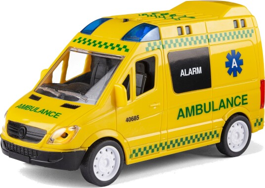 Speed Car Ambulanse Med Lys Og Lyd 3+ År 17 Cm