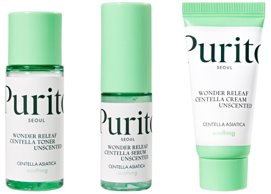 Purito Seoul  Wonder Releaf Centella Mini Kit Unscented