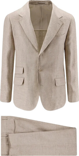 Brunello Cucinelli Herre Dress Beige M,