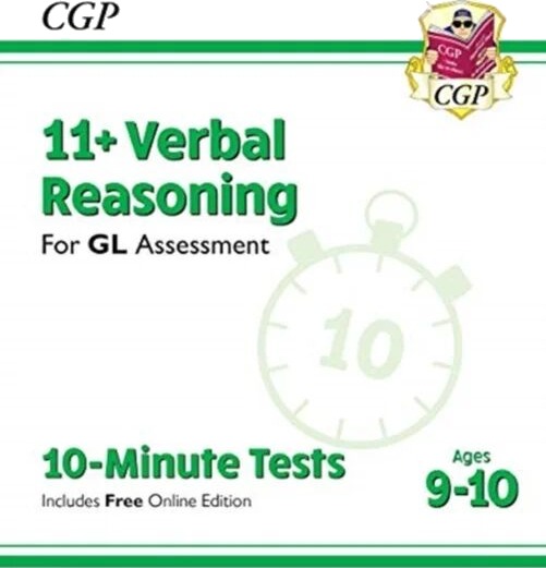 11+ Gl 10-Minute Tests: Verbal Reasoning - Ages 9-10 (With Online Edition): Unbeatable Eleven Plus P Av Cgp Books