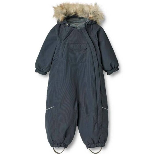 Wheat yttertøy Wheat Nickie Vinterdress Til Baby, Dark Blue Wheat yttertøy Wheat Nickie Vinterdress Til Baby, Dark Blue