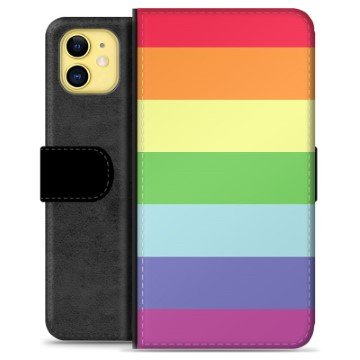 iPhone 11 Premium Lommebok-deksel Pride