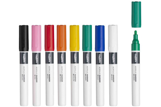Carioca Plus Acrylic markers, 8 pcs 809309 Carioca Plus Acrylic markers, 8 pcs 809309