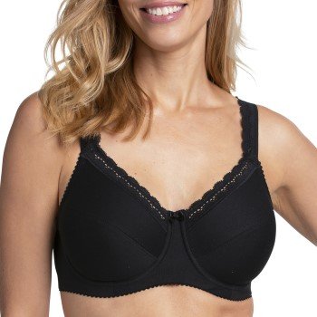 Miss Mary Cotton Comfort Underwirod Bra BH Svart F 90 Dame Miss Mary Cotton Comfort Underwirod Bra BH Svart F 90 Dame