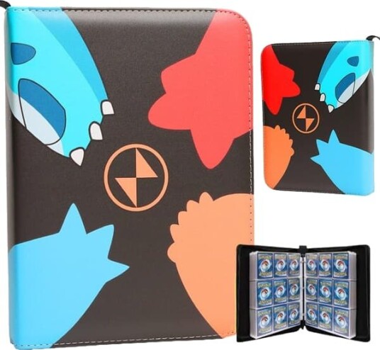 Samlealbum for Samlekort Small Black Hand 4 Ruter 50 Sider 400 Kort