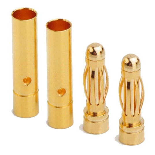 Amass 3.0mm Gullkontakter - 2par