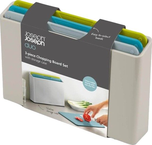 Joseph Joseph Duo skjærebrettsett 3 del 20x30cm multi