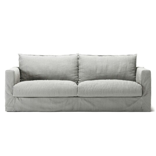 Decotique Le grand Air Nou 3 Seter Sofa Lin Ash Stripe