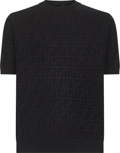 Fendi Herre Strikkevarer Svart S,