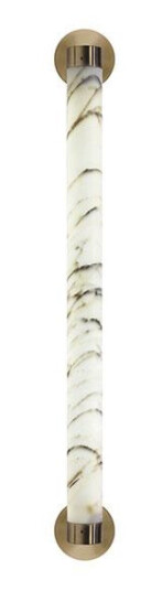 Lee Broom Tube Vegglampe Carrara Marble/Messing Lee Broom Tube Vegglampe Carrara Marble/Messing