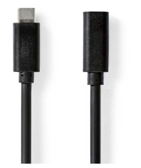 Nedis USB-C 3.2 Gen 1 Kabel 2m Sort 4K@60Hz 5 Gbps Nedis USB-C 3.2 Gen 1 Kabel 2m Sort 4K@60Hz 5 Gbps
