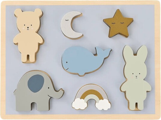 JaBaDaBaDo Puzzle Teddy - MULTI COLOURED - One Size
