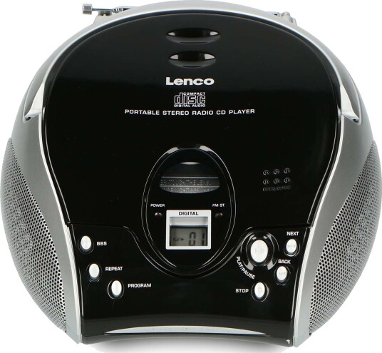 Lenco SCD-24 Svart/Sølv