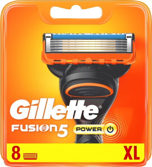 Gillette Fusion Power Barberblad 8 stk Barberblader