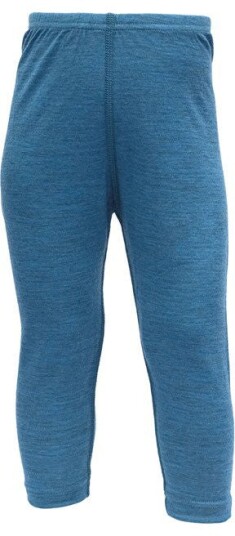 Devold Breeze Baby Lang Underbukse Blue Melange 62