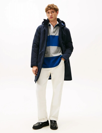Tommy Hilfiger Tech Hooded Padded Parka - Navy - S