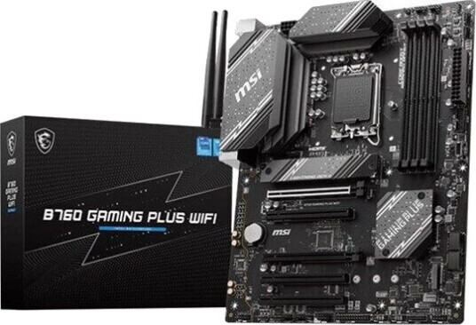 MSI B760 Gaming Plus WiFi Hovedkort ATX med DDR5 og LGA 1700 MSI B760 Gaming Plus WiFi Hovedkort ATX med DDR5 og LGA 1700