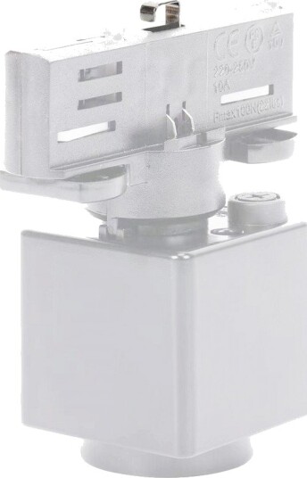 Spectrum SPS2 Adapter Slim   3 faset med stikkontakt hvit Spectrum.