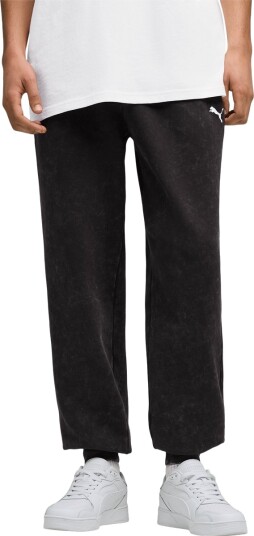 PUMA Essential Elevated Relaxed Wash Joggebukser Herre Svart S