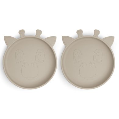 Nuuroo Silikonplate Akila Giraffe 2 stk, Brostein Nuuroo Silikonplate Akila Giraffe 2 stk, Brostein