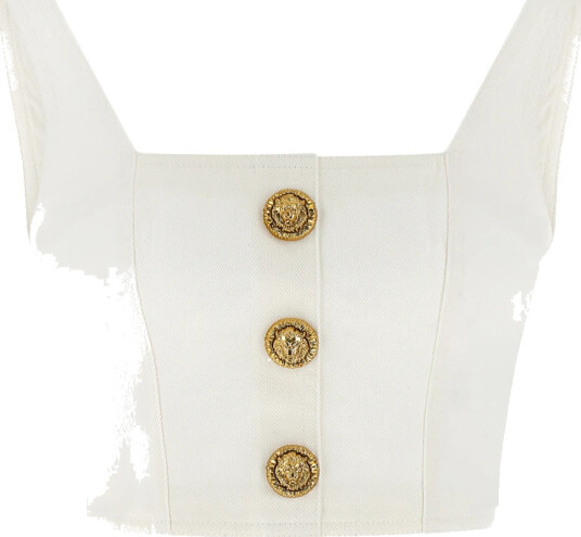 Balmain Dame Topper Hvit M, Balmain Dame Topper Hvit M,