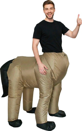 Original Cup Oppblåsbar Hest Kostyme One size COS-HORSE Original Cup Oppblåsbar Hest Kostyme One size COS-HORSE