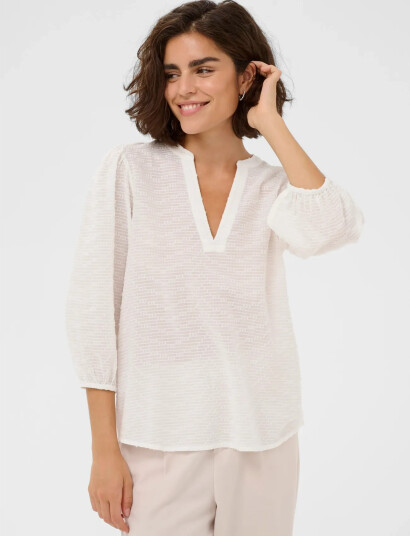 Kaffe Kapenelope Blouse White 42