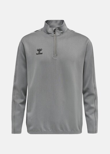Hummel Hmlcore Xk Half Zip Poly Sweat Grey Melange M Sweatshirts