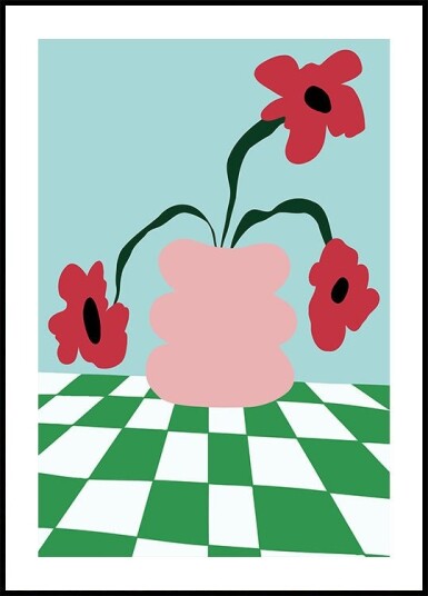 Bold Clay Florals Plakat Plakat / 40x50cm