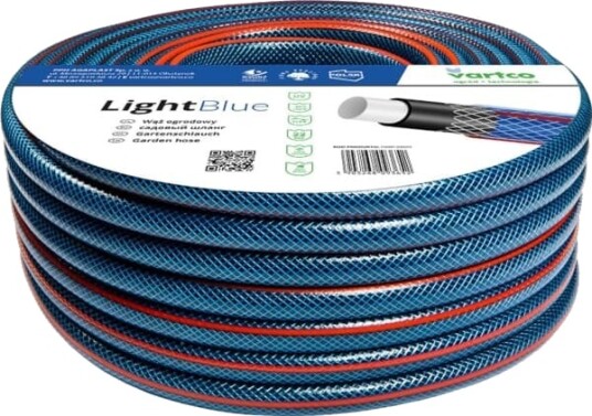 Agaplast Hageslange Vartco Lyseblå 3/4" 50m