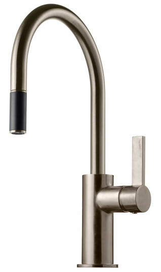 Tapwell Arm375 med Uttrekkbar tut Brushed Nickel (TA-9426360) Tapwell Arm375 med Uttrekkbar tut Brushed Nickel (TA-9426360)