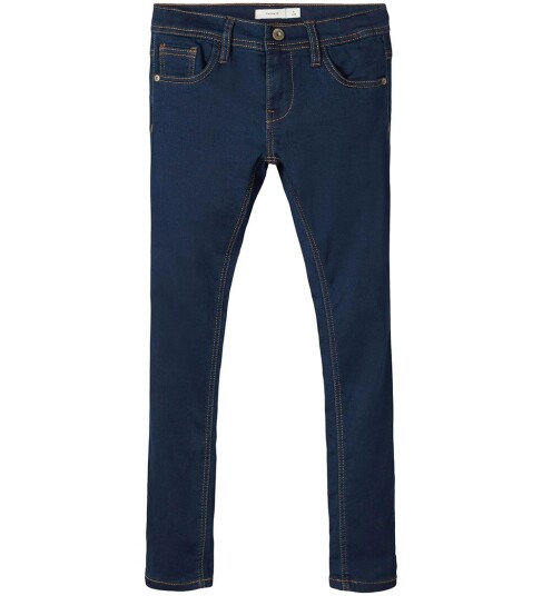 Name It Ryan Slim Jeans Mørk Blå Denim Størrelse 122