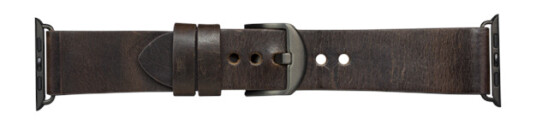 dbramante1928 Bornholm Watch Strap 44mm Dark Brown/Space Grey