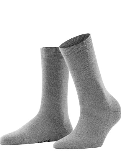 Falke Women Softmerino Pressure-Free Toe - Grey - 37-38